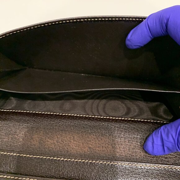 Gucci Brown GG Canvas Wallet Sku#84386 (gently used) - Picture 8 of 13